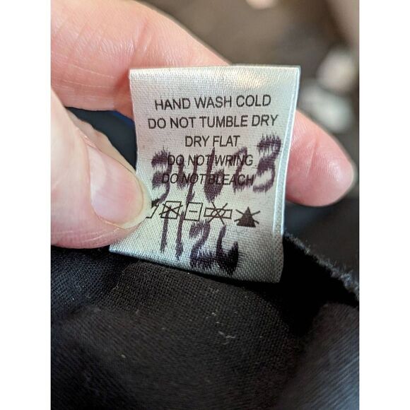 Lumiere Women Black Square Neck Cotton Mini Dress Size Large - Picture 10 of 12